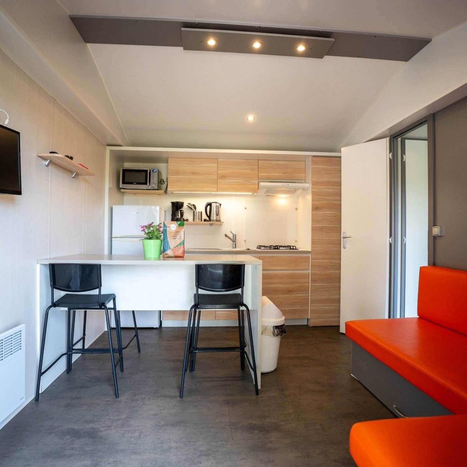 4 persoons luxe caravan 7