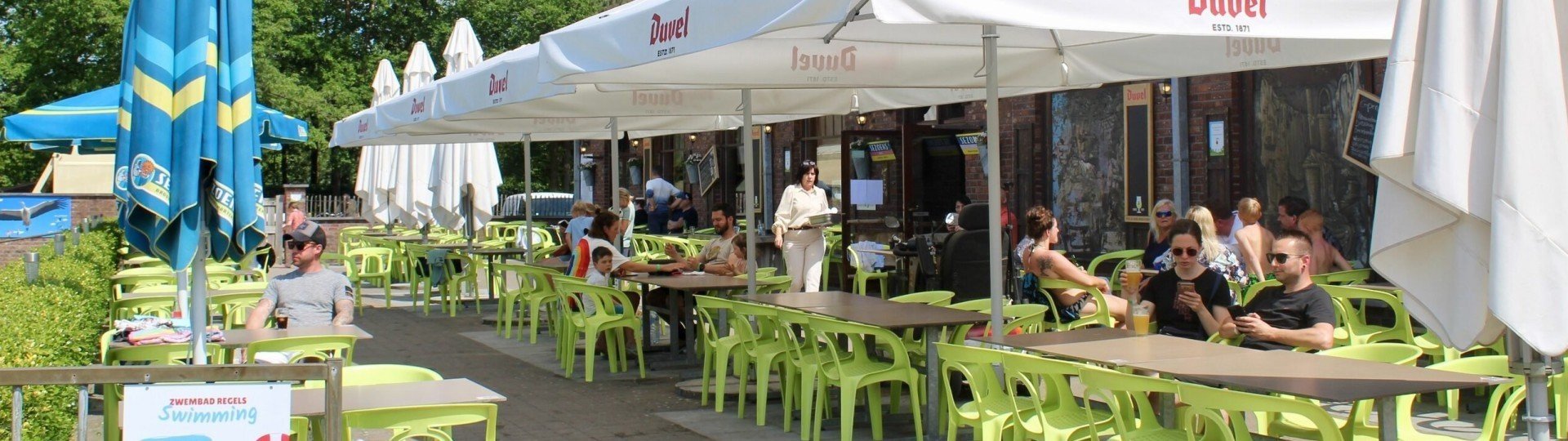 Fietsen in limburg terras