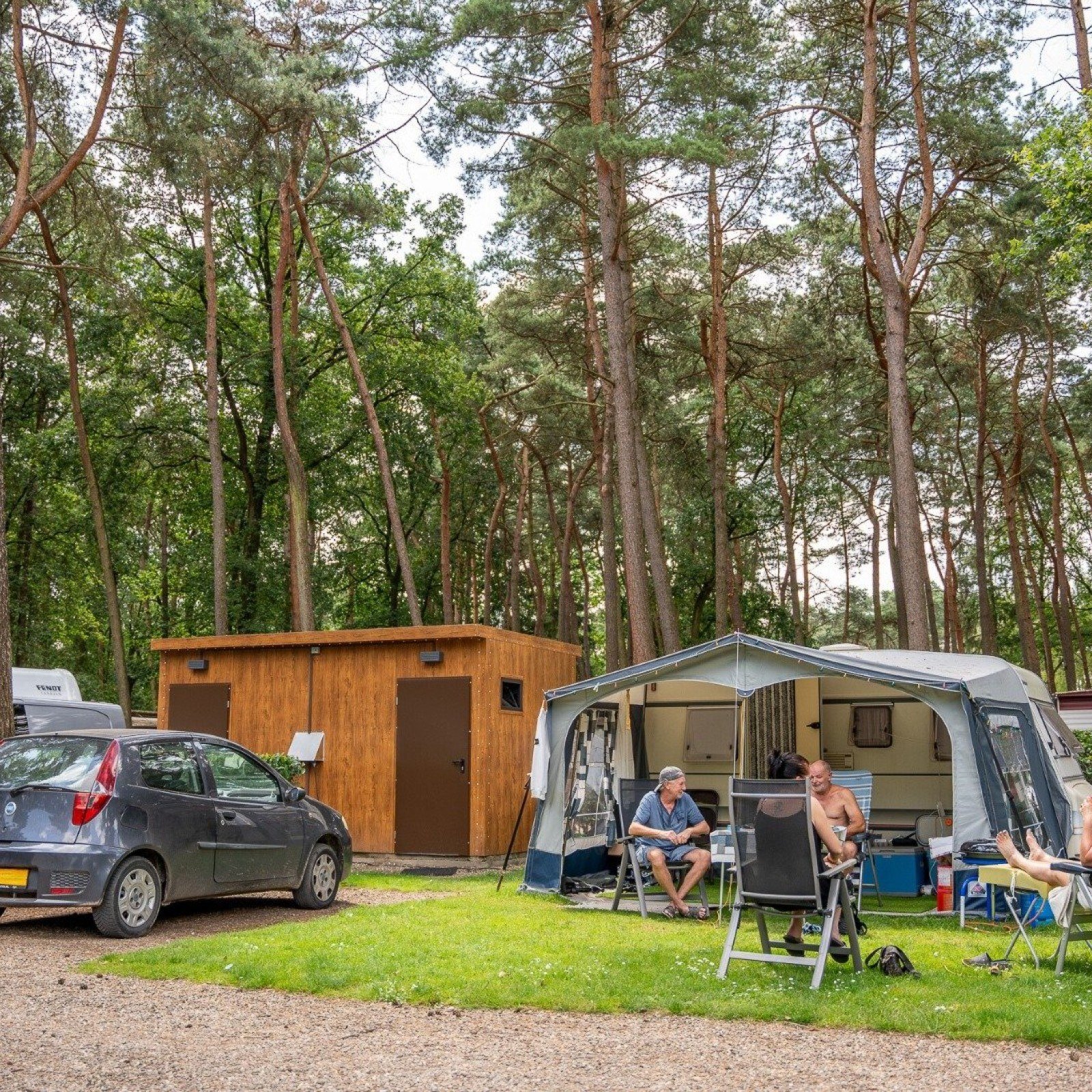 Kamperen prive sanitair