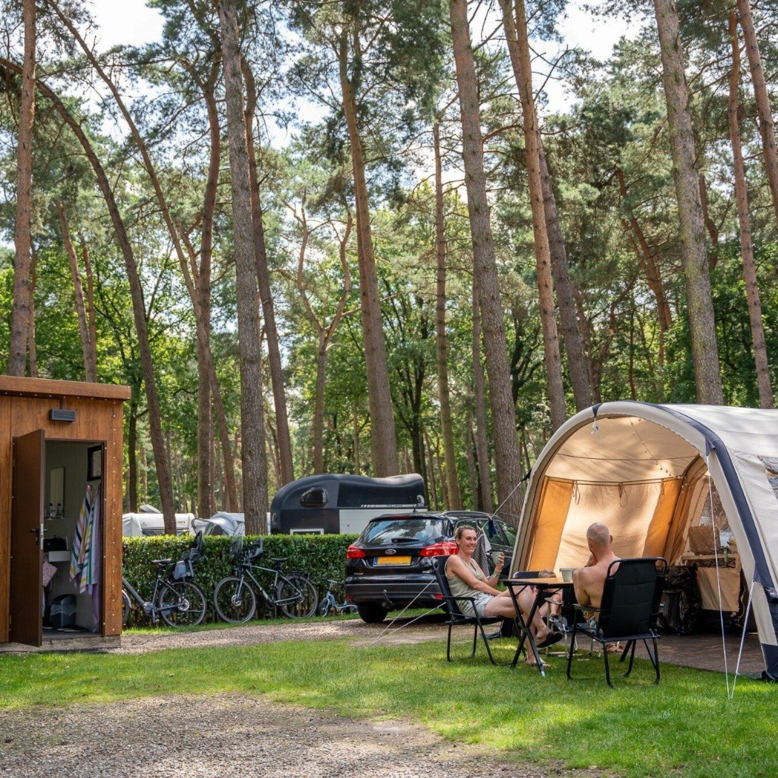 Luxe kampeervakantie